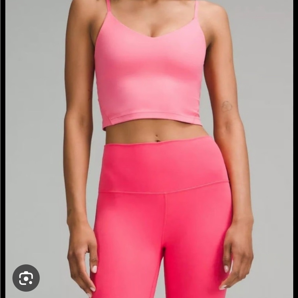 lululemon athletica Align Cropped Cami Sakura Pink
